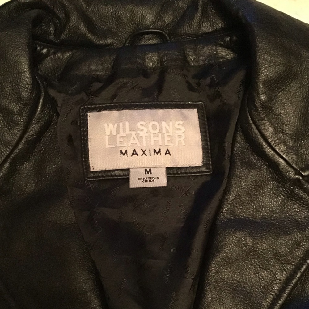 Black Wilson’s Leather Maxima Jacket - image 3